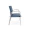 Lesro Newport 2 Seat Tandem Seating Metal Frame No Center Arms, Silver, MD Titan Upholstery NP1501 - alternate 2